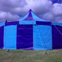 30ft Purple and Blue